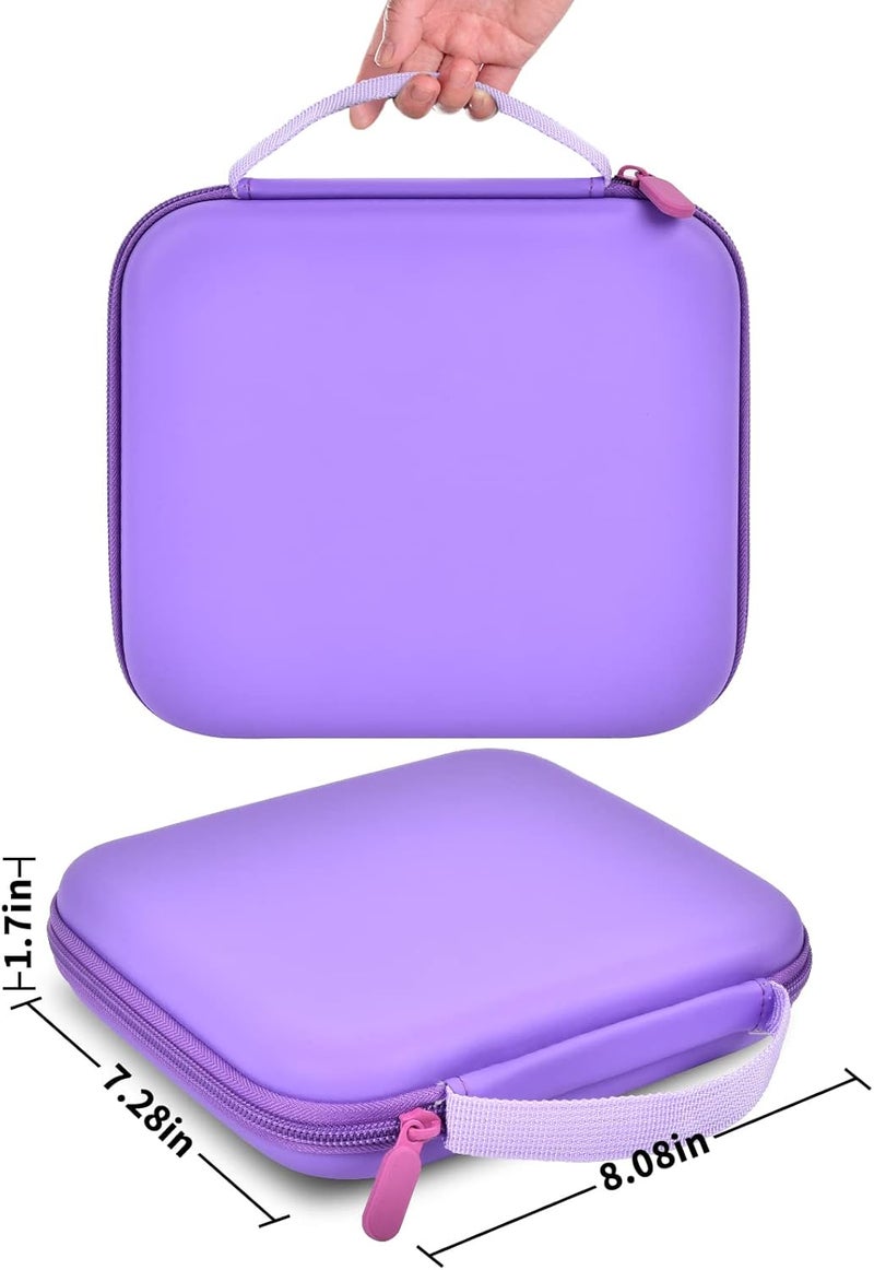 GWCASE Case Compatible with Glocusent/for Vekkia/for LITOM/for LEDGLE/for TAKKUI/for TSINGREE LED Neck Reading Light Book Light for Reading. Storage Carrying Holder for USB Cable (Box Only) -Purple - Image 5